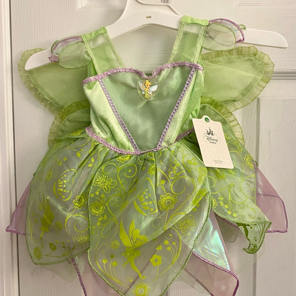 *NWT* Disney Store Tinker Bell Baby Costume w/WINGS 3-6mo